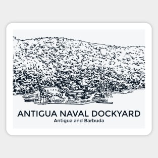 Antigua Naval Dockyard - Antigua and Barbuda Sticker